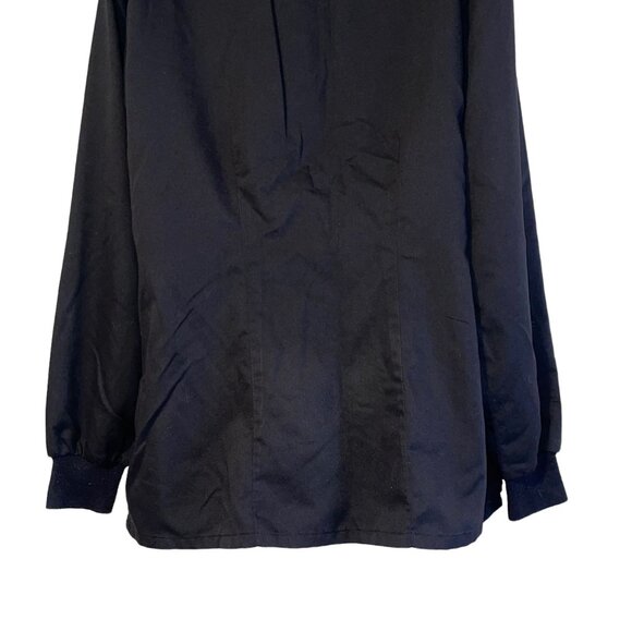 Greys Anatomy by Barco Black Womens M Scrubs Jacket Style 4430 Pockets Solid - Picture 8 of 9